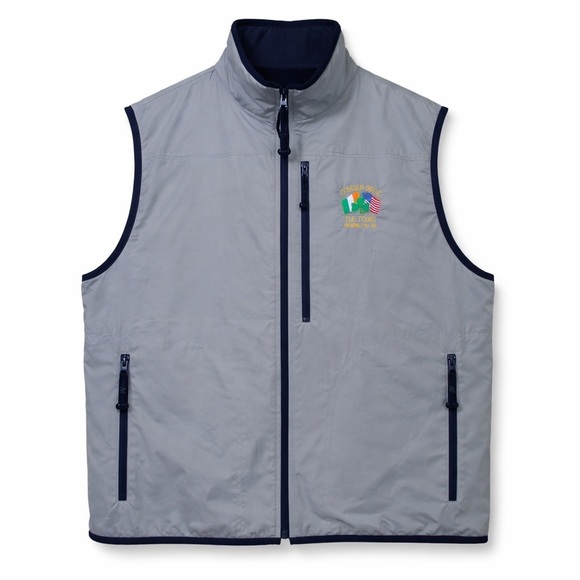 North End Other - North End NWT Fleece Nylon Reversible O’Brien Bros Pub Tours Ezem Zipper Vest XL